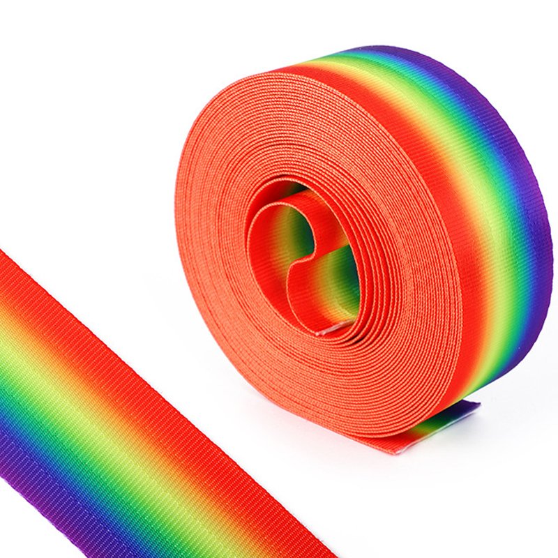 滌綸織帶,彩虹安全帶,七彩織帶 滌綸織帶,彩虹安全帶,七彩織帶